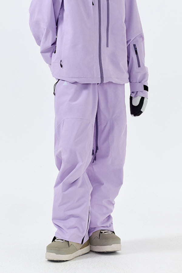 XwXwSeui Mens Womens Shell Fashion Breathproof Solid Outdoor Snowboard Pants