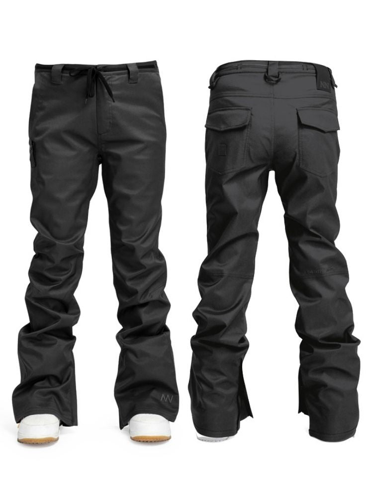 XwXwSeui Men Women Slim Fleeced Windproof Ski Pants