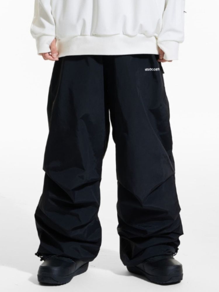 XwXwSeui Men Women 3L Fleeced Baggy Ski Pants