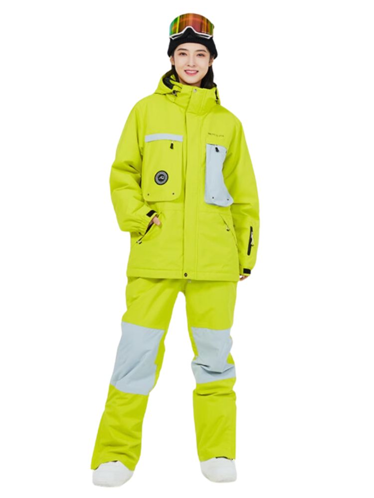 XwXwSeui Men Women Outdoor Windproof Snow Suits