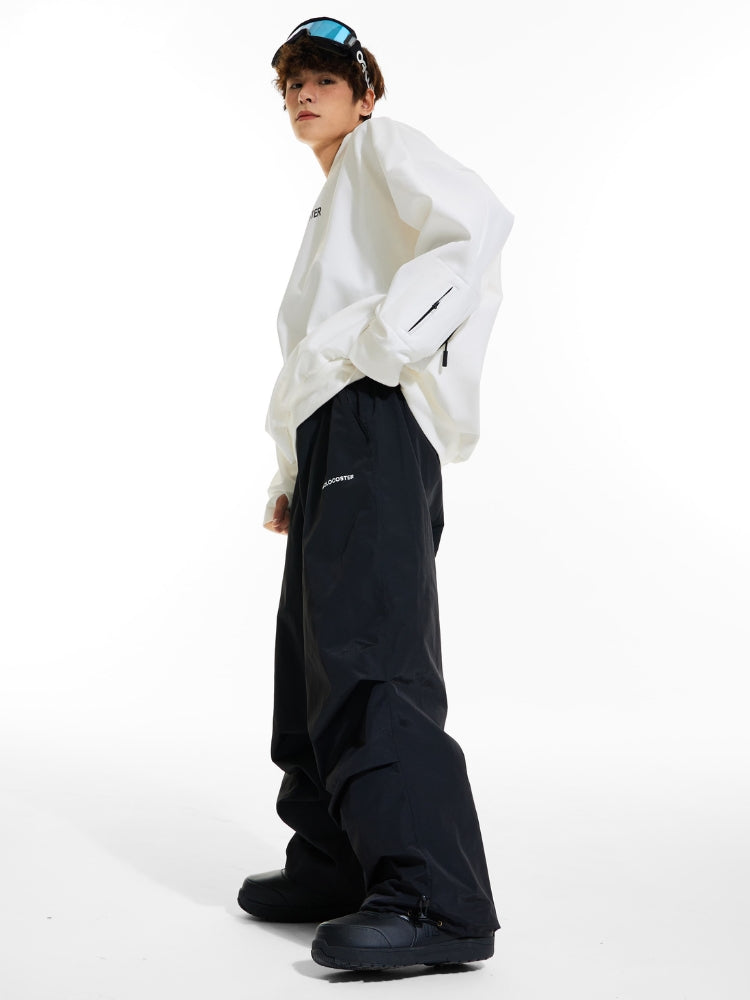 XwXwSeui Men Women 3L Fleeced Baggy Ski Pants