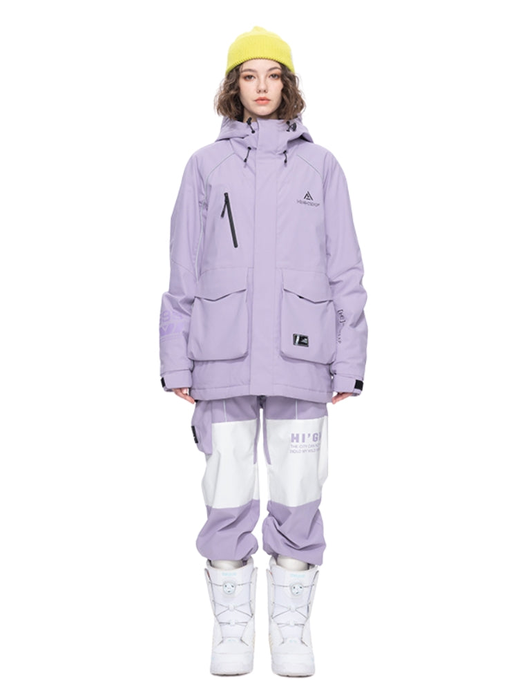 XwXwSeui Men Women Zipper Outdoor Snow Suits