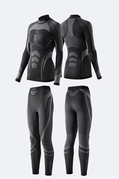 NANEND Women's Fleeced Skiing Base Layer