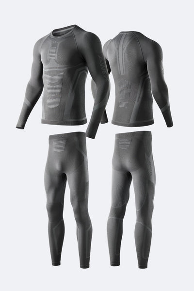 NANEND Men's Fleeced Skiing Base Layer