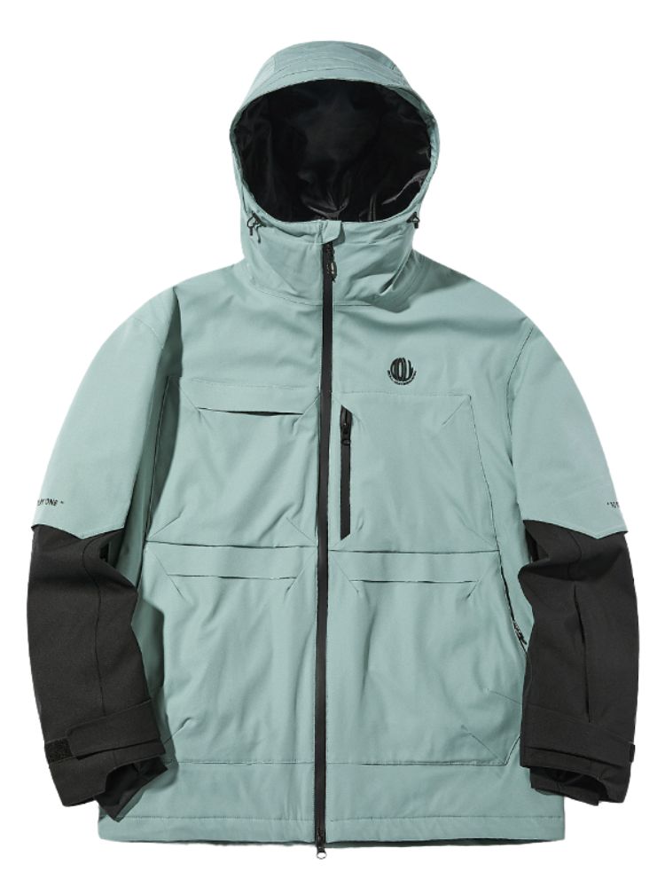 XwXwSeui Men Women Colorblock Insulated Snow Jacket