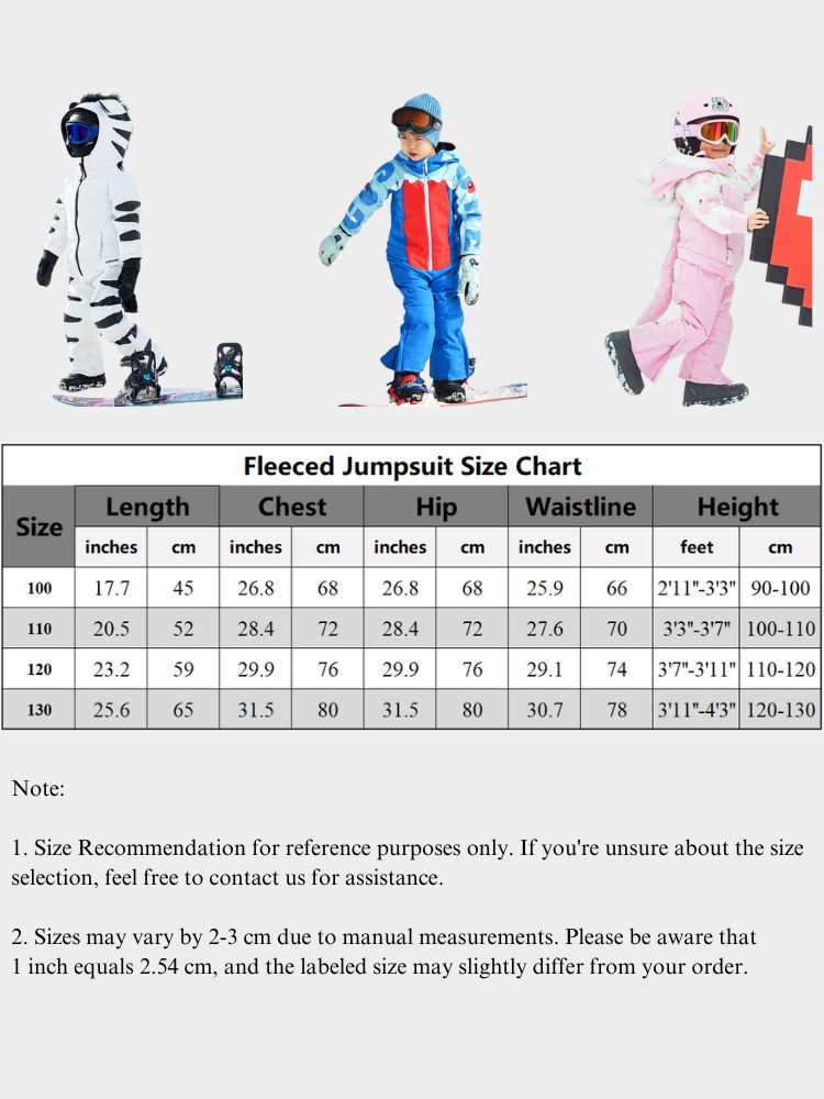 XwXwSeui Kids Animal Style Hooded Ski Jumpsuit