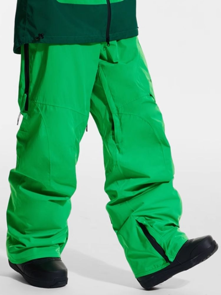 XwXwSeui Men Women 3L Shell Baggy Ski Pants