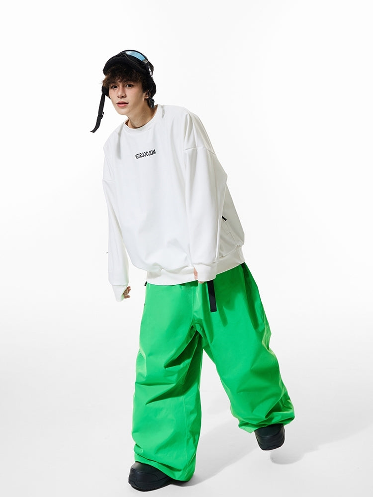 XwXwSeui Men Women Hip Hop Baggy Ski Pants