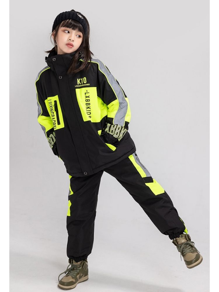 XwXwSeui Kids Reflective Insulated Snow Suits