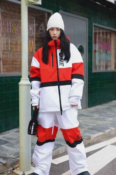 XwXwSeui Men Women Baggy Style Outdoor Snow Suits