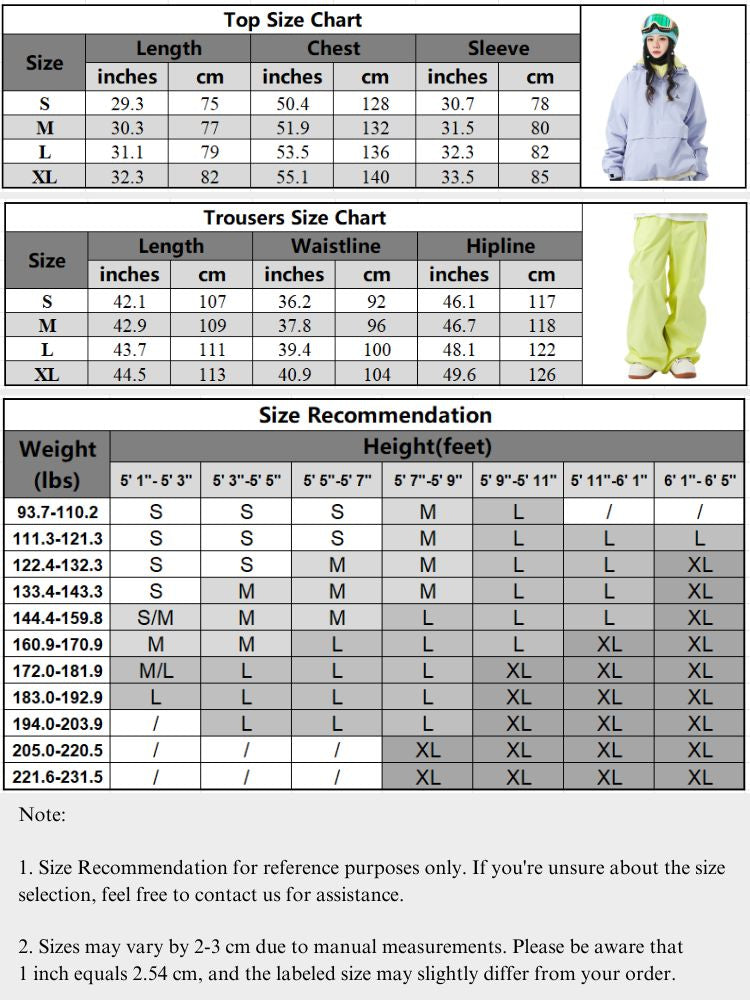 XwXwSeui Men Women 3L Insulated Solid Color Ski Suits