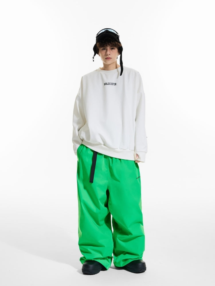 XwXwSeui Men Women Hip Hop Baggy Ski Pants