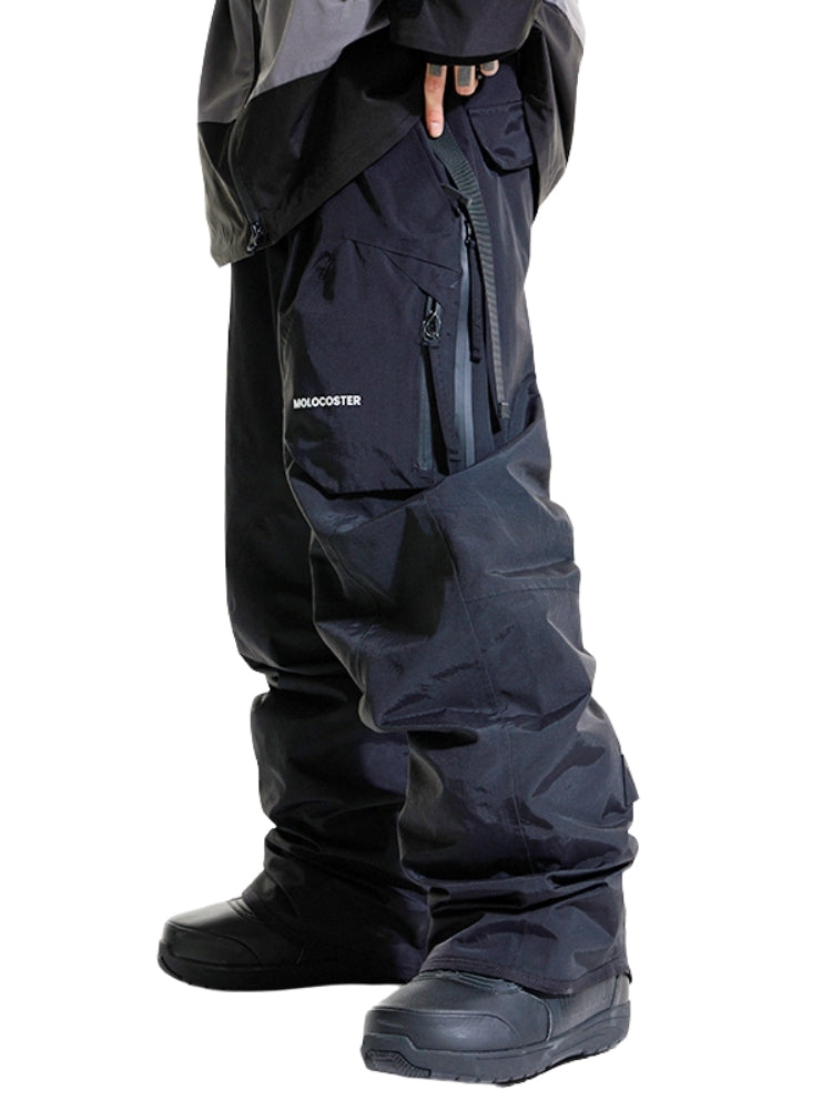 XwXwSeui Men Women Hip Hop Baggy Ski Pants