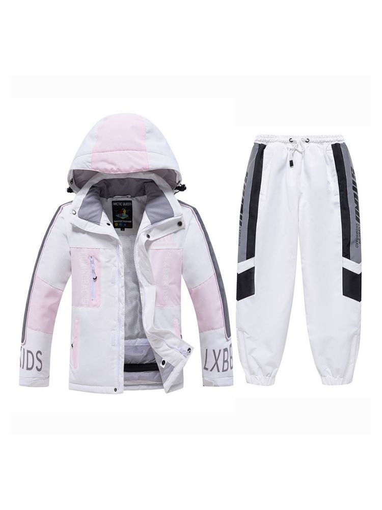 XwXwSeui Kids Reflective Insulated Snow Suits