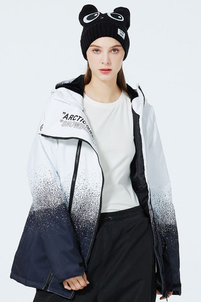 XwXwSeui Men Women Insulated Hooded Snow Jacket