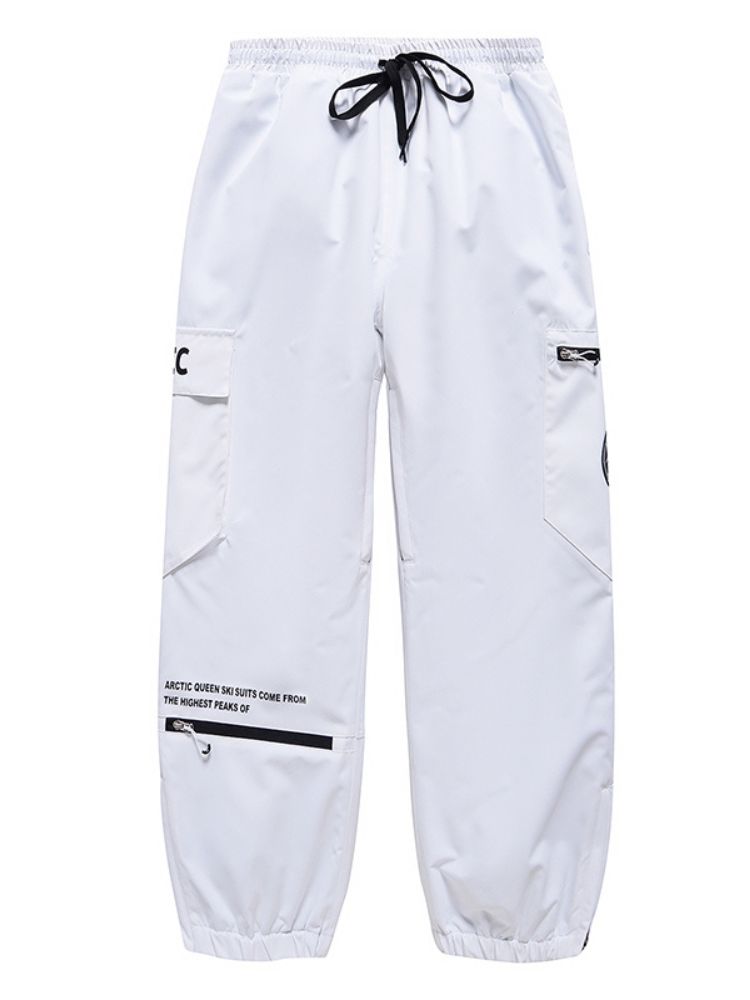 XwXwSeui Men Women Shell Oversize Ski Pants