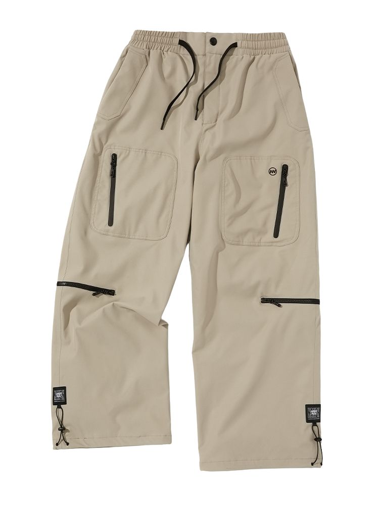 XwXwSeui Men Women Loose Insulated Ski Pants