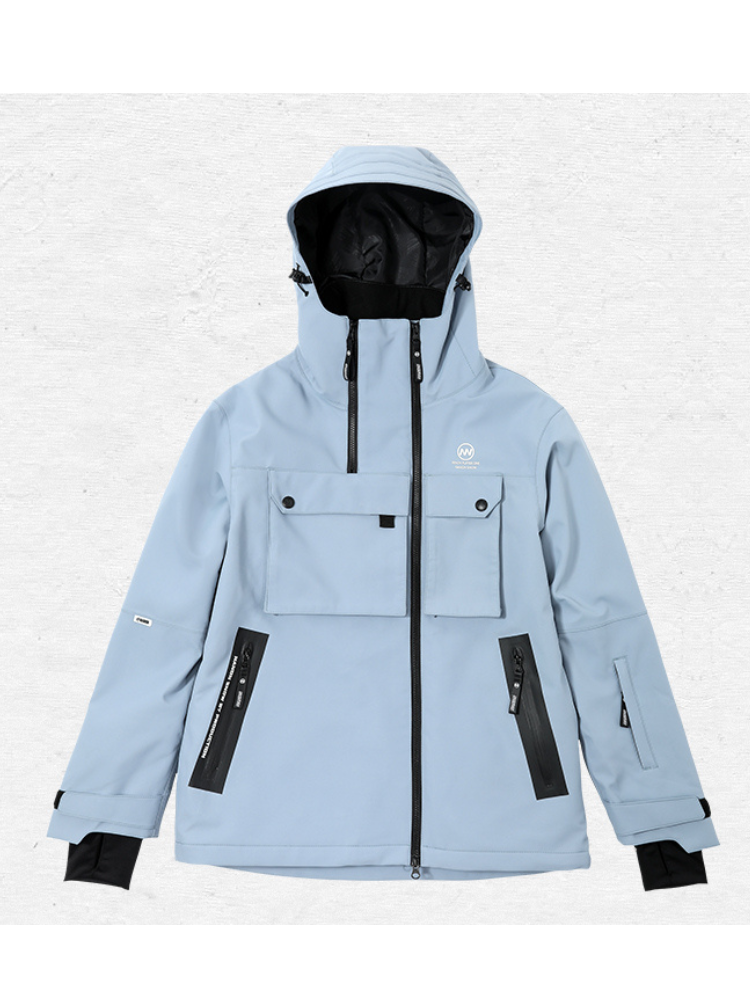 XwXwSeui Men Women  Limited Edition Hood Snow Jacket