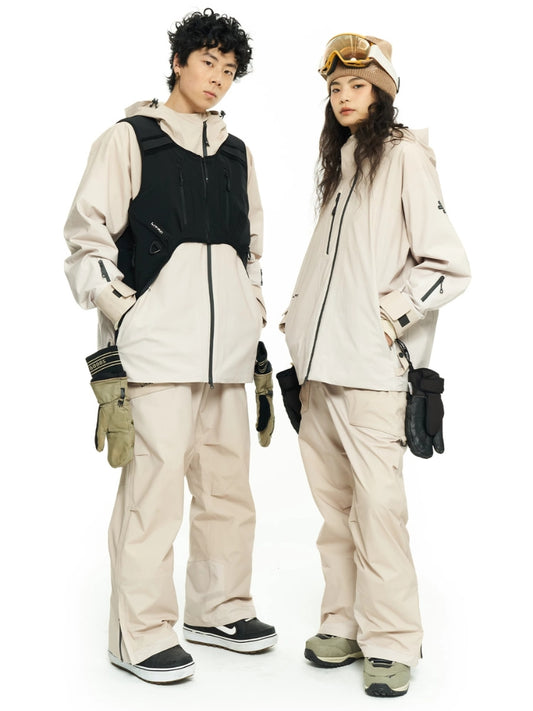 XwXwSeui Men Women Loose Insulated Snow Suits