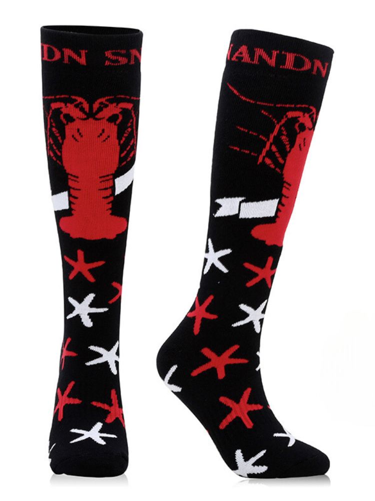 XwXwSeui Men Women Lightweight Insulated Animal Ski Socks