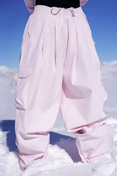 XwXwSeui Men Women 3L Shell Baggy Ski Pants