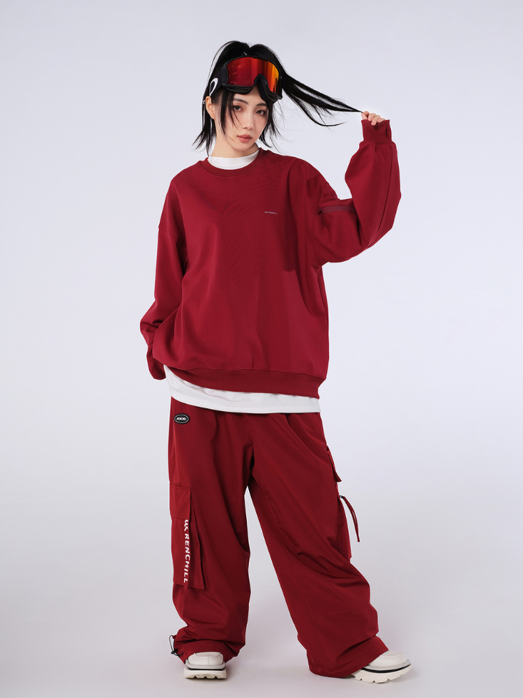 XwXwSeui Men Women Loose Style Trendy Hip-Hop Ski Pants