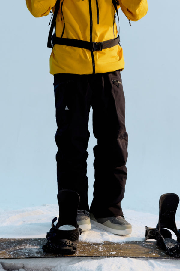 XwXwSeui Men Women Insulated Solid Chic Baggy Breathable Waterproof Snow Pants