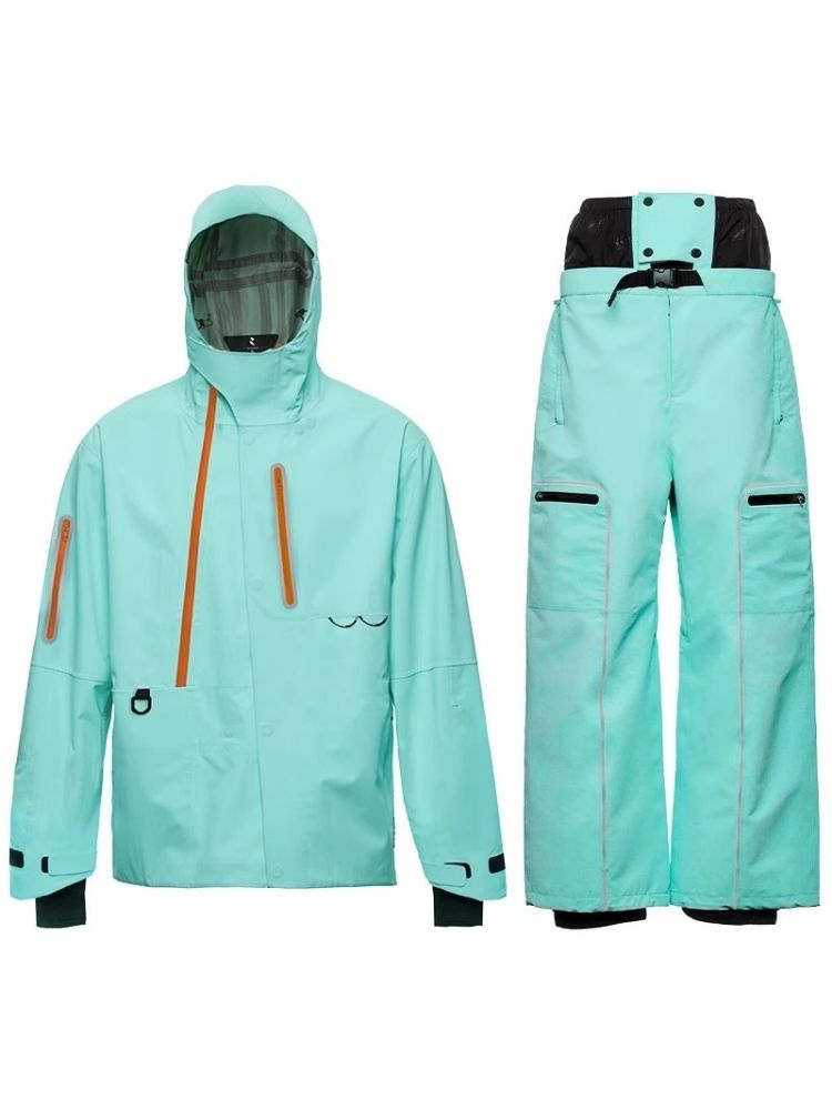 XwXwSeui Men Women 3L Shell Snow Suits