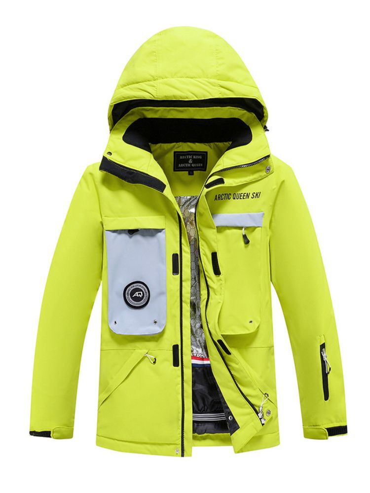 XwXwSeui Men Women Waterproof Insulated Snow Jacket