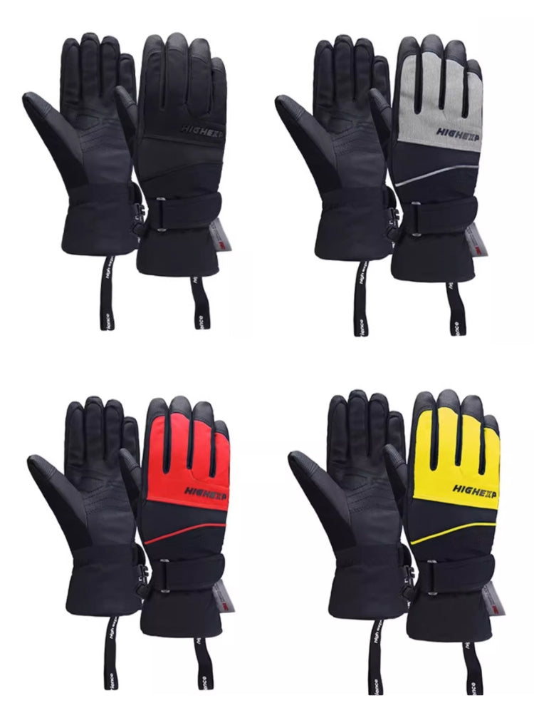 XwXwSeui Men Women Waterproof Insulated Snow Gloves