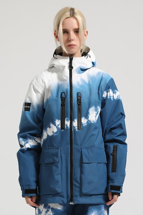 XwXwSeui Men Women Insulated Windproof Breathable Hooded Ski Jackets