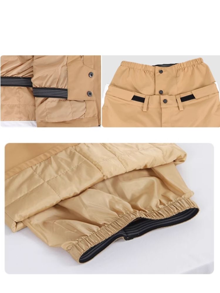 XwXwSeui Men Loose Style Outdoor Ski Pants