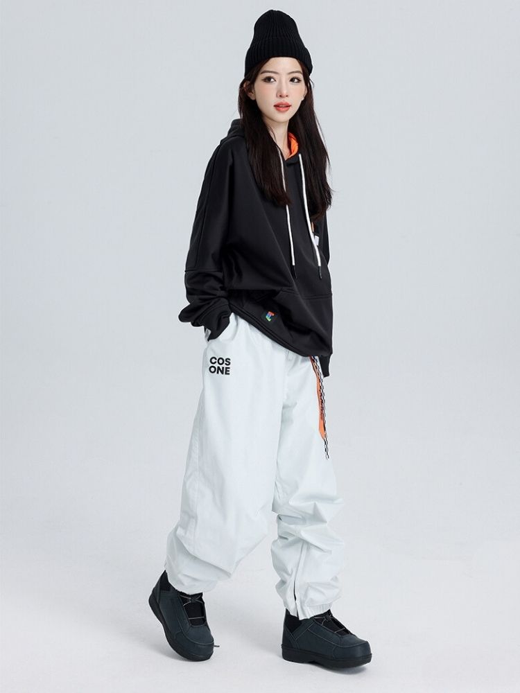 XwXwSeui Men Women Baggy Hip-Hop Ski Pants