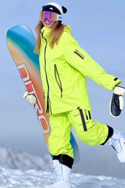 XwXwSeui Men Women 3L Insulated  Ski Suits