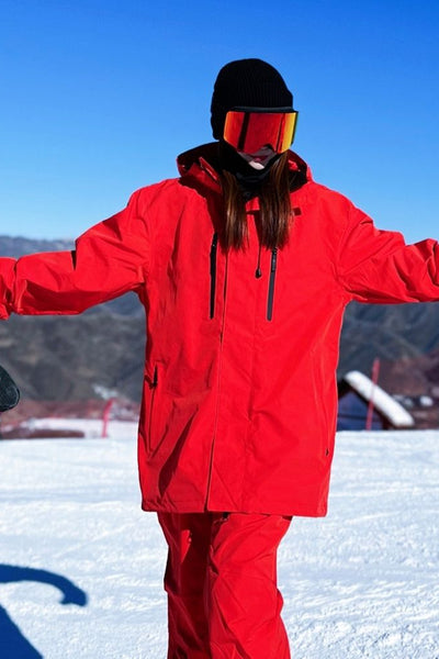 XwXwSeui Men Women Vantage Shell Hooded Snow Jacket