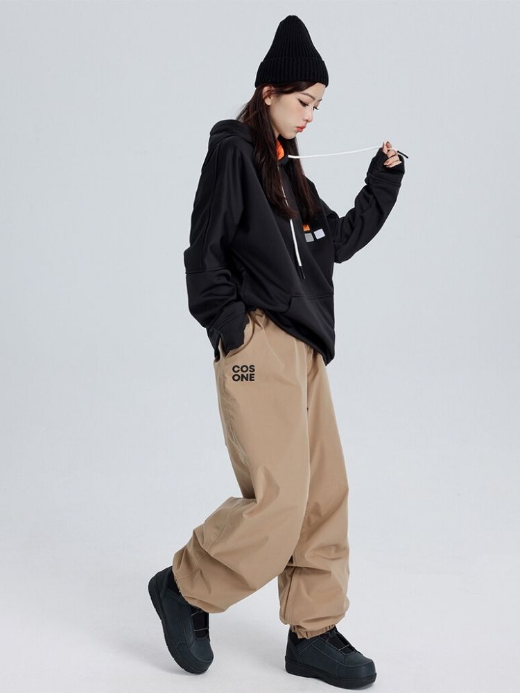 XwXwSeui Men Women Baggy Hip-Hop Ski Pants