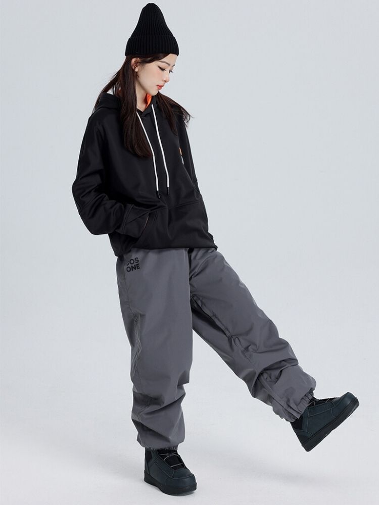 XwXwSeui Men Women Baggy Hip-Hop Ski Pants