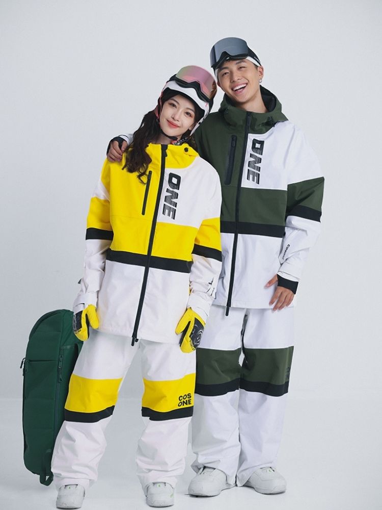 XwXwSeui Men Women Baggy Style Outdoor Snow Suits