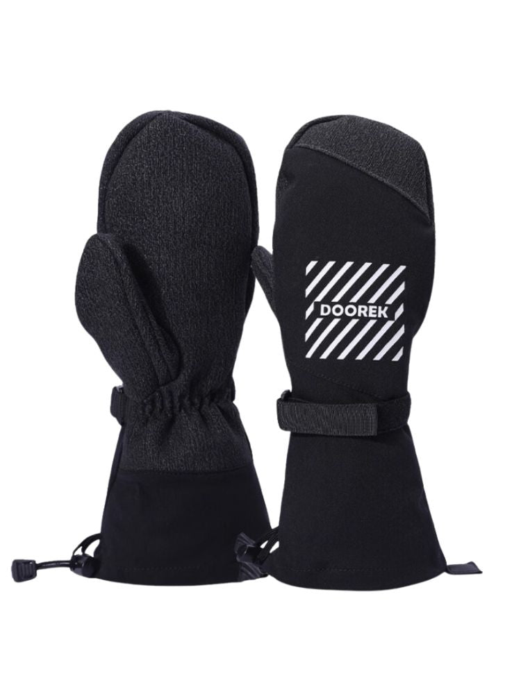 XwXwSeui Men Women Long Insulated Snow Mittens