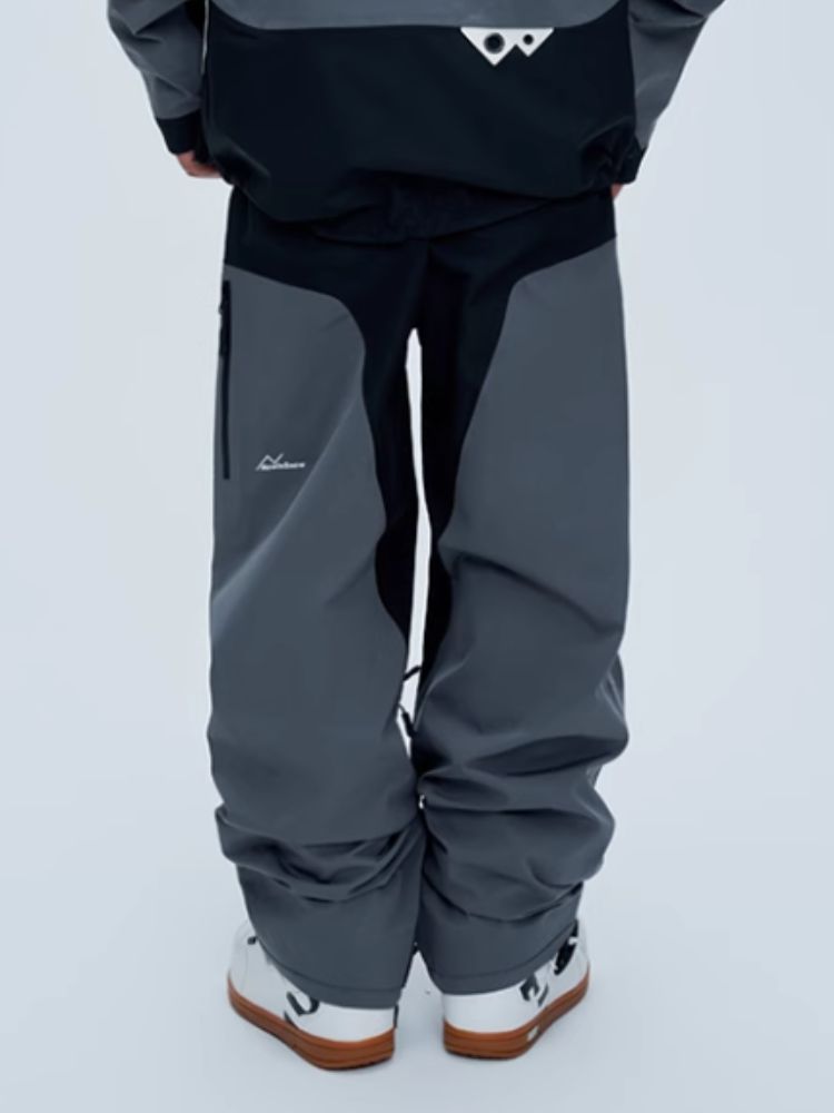 XwXwSeui Men Women 3L Shell Loose Ski Pants