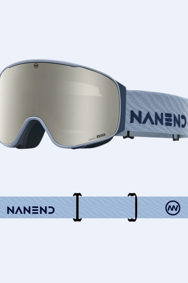 NANEND Anti-Fog Breathable Skiing Flipper Goggles for Unisex