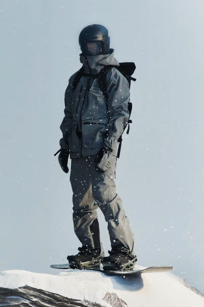 XwXwSeui Men Women 3L Windproof Hooded Snow Jacket