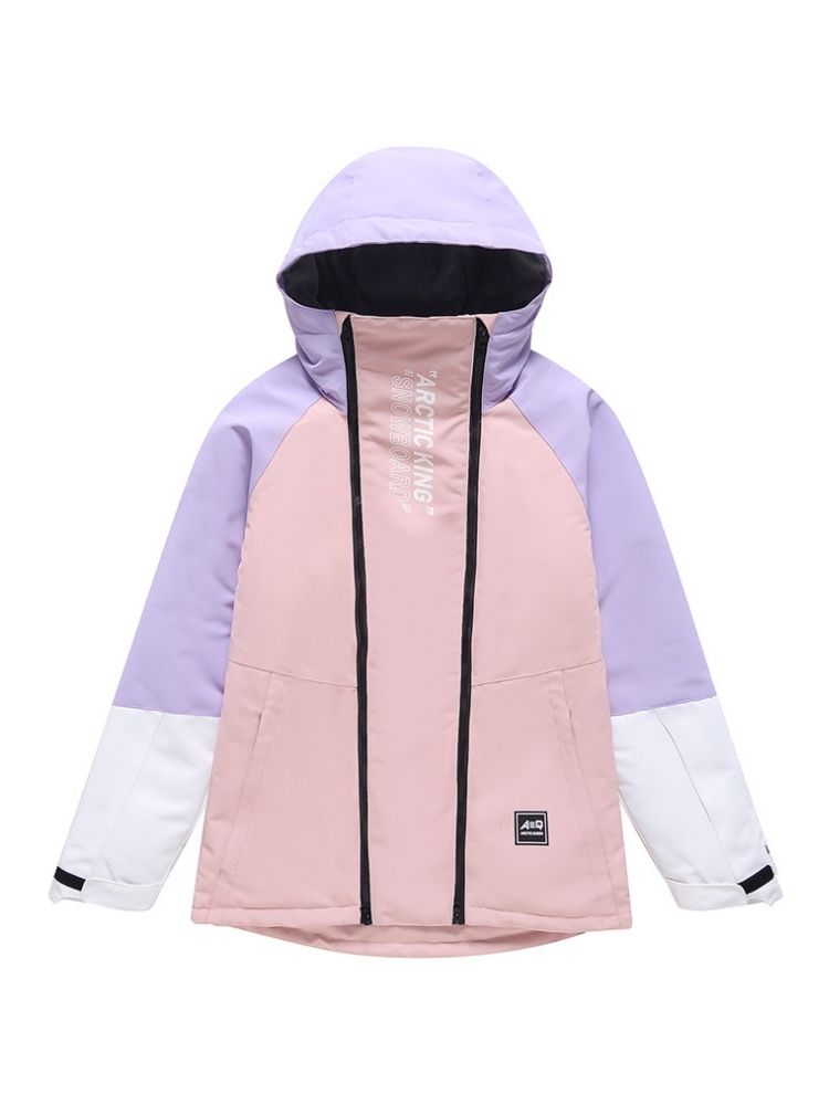 XwXwSeui Men Women Insulated Hooded Snow Jacket