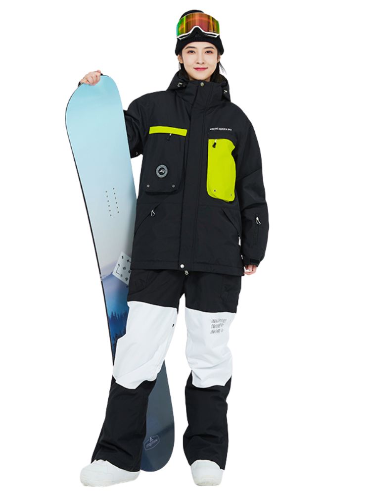 XwXwSeui Men Women Outdoor Windproof Snow Suits