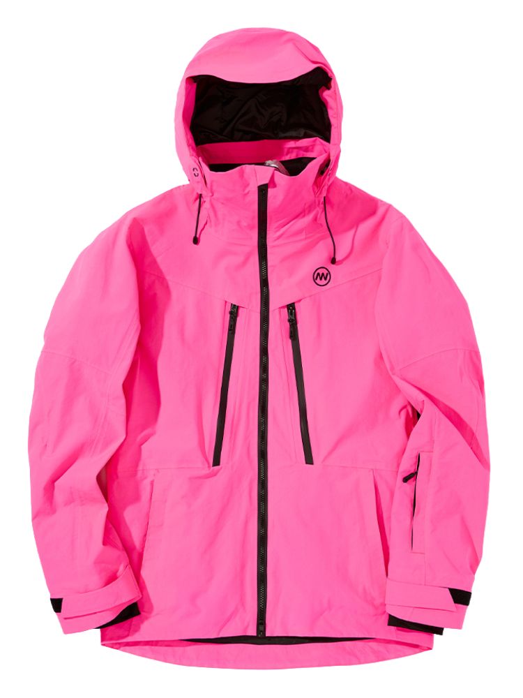 XwXwSeui Men Women Fleeced Waterproof Hooded Snow Jacket