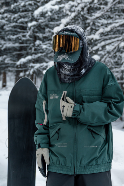 XwXwSeui Men Women Thickened Baggy Snow Jacket