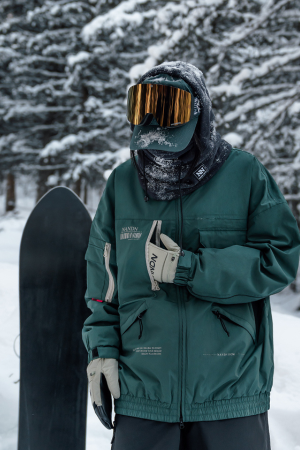 XwXwSeui Men Women Thickened Baggy Snow Jacket