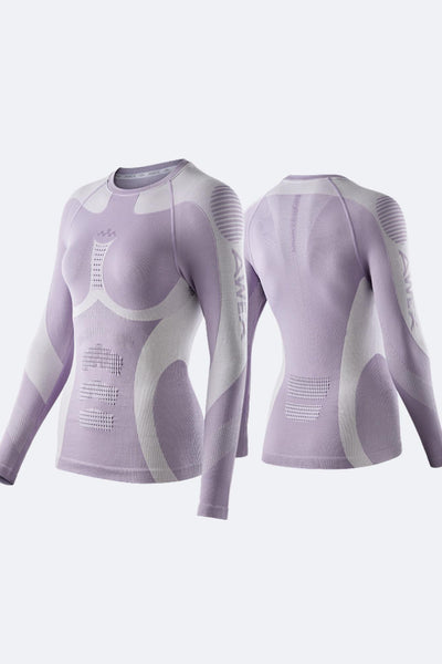 NANEND Women's Fleeced Skiing Base Layer Top