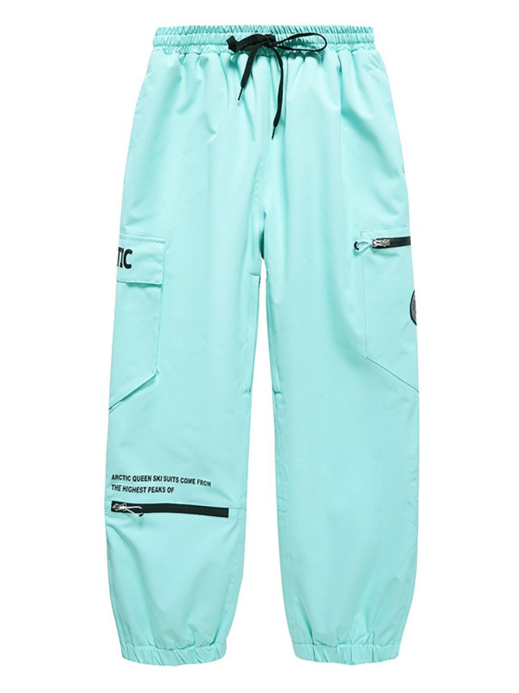 XwXwSeui Men Women Shell Oversize Ski Pants