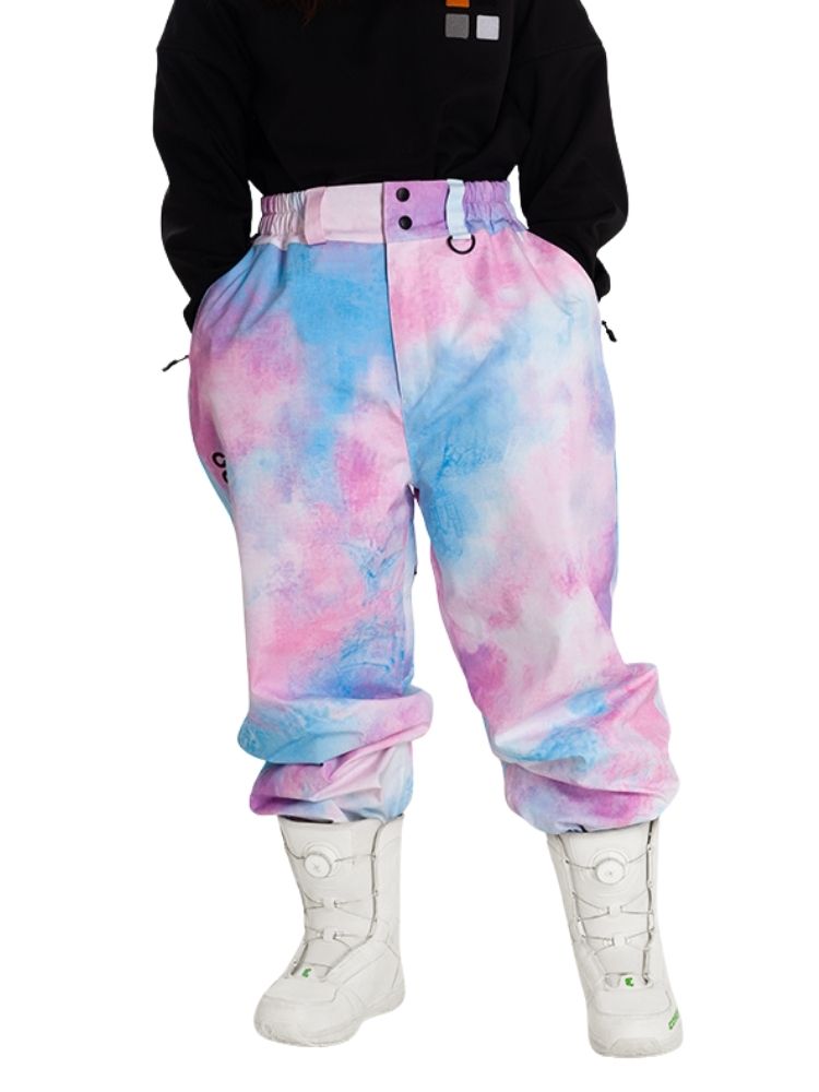 XwXwSeui Men Women Baggy Hip-Hop Ski Pants